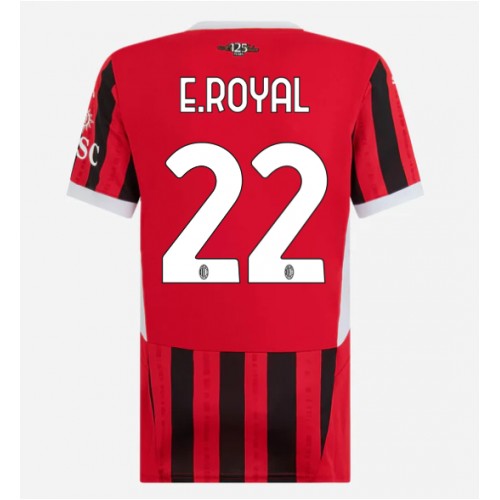 Fotballdrakt Dame AC Milan Emerson Royal #22 Hjemmedrakt 2024-25 Kortermet